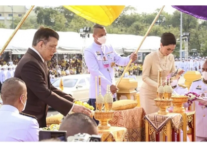 2024–02-26 泰国国王陛下偕王后驾临皇家田广场膜拜三舍利